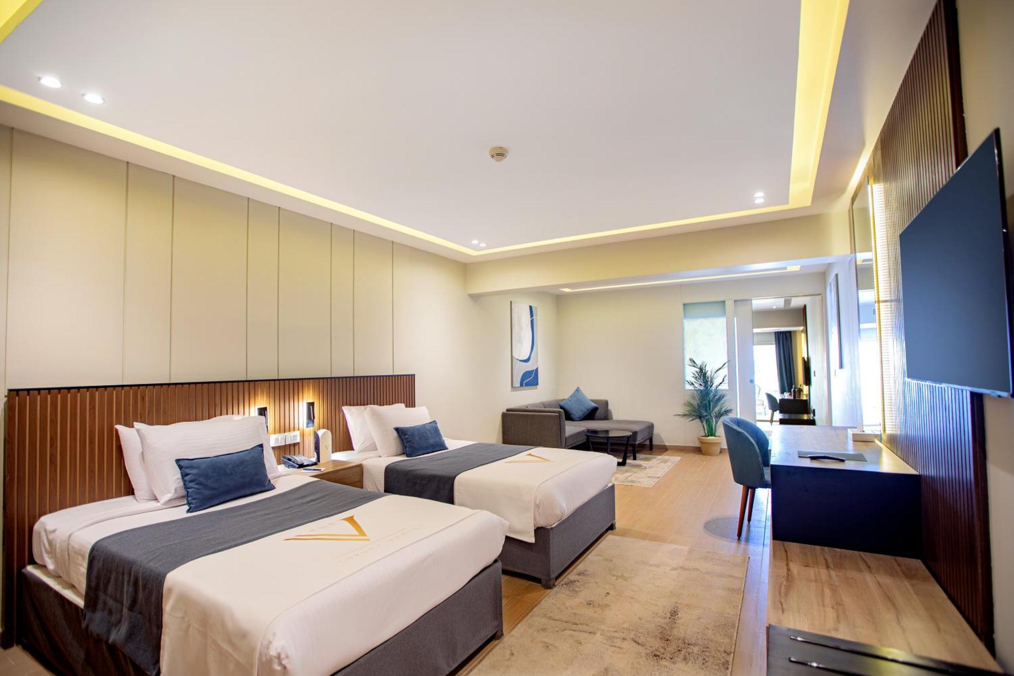 The V Luxury Resort Sahl Hasheesh ฮูร์กาดา ภายนอก รูปภาพ Deluxe Room