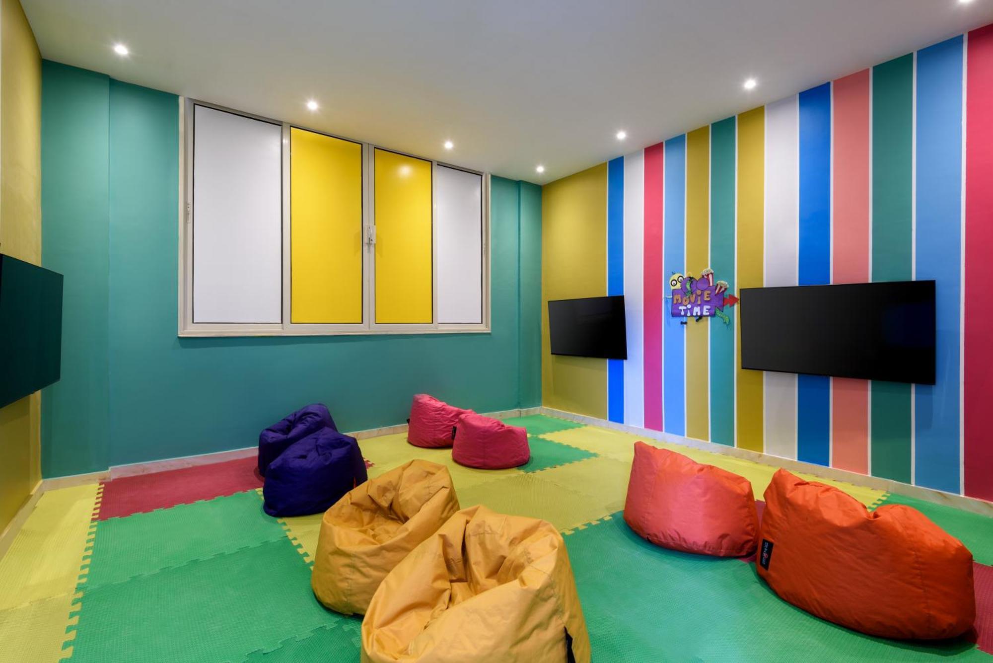The V Luxury Resort Sahl Hasheesh ฮูร์กาดา ภายนอก รูปภาพ The children's room